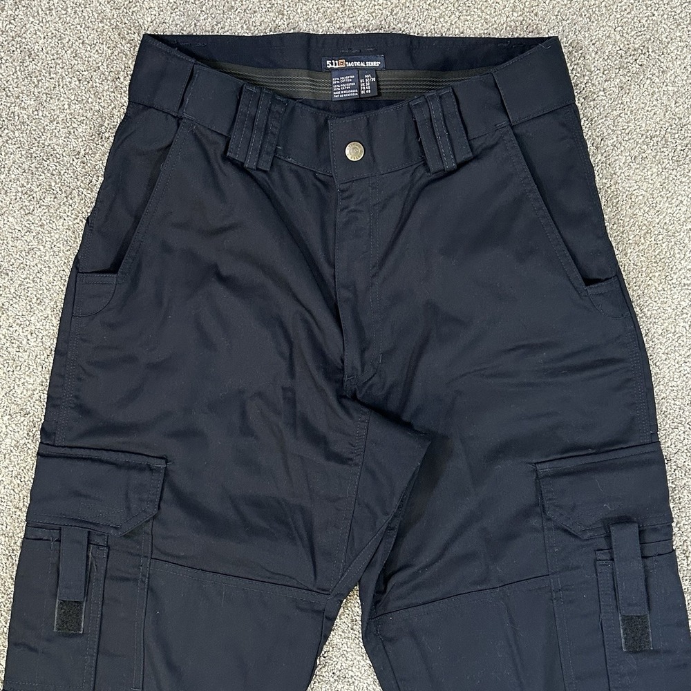 5.11 Tactical Men's Regular Fit EMS Cargo Pants 32x30 Dark Navy 74310 EUC - Picture 4 of 10